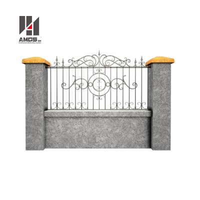 Wholesale Exterior Fence, s Durable Public Industrial Security Wrought Iron Railing