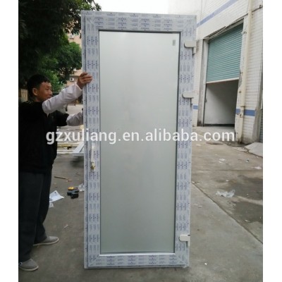 High quality exterior upvc plastic frames for hurricane proof french front doors